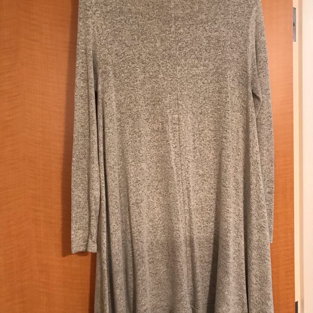 Check sweater tunic